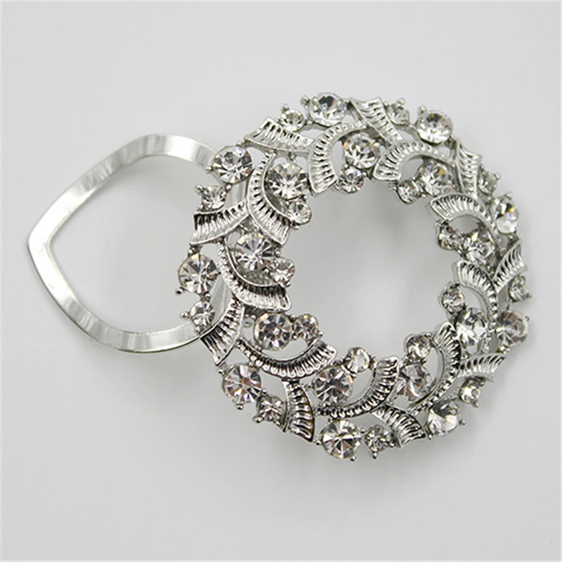 Модная женская круглая брошь Изысканная Женская Золотая Яркая блестящая