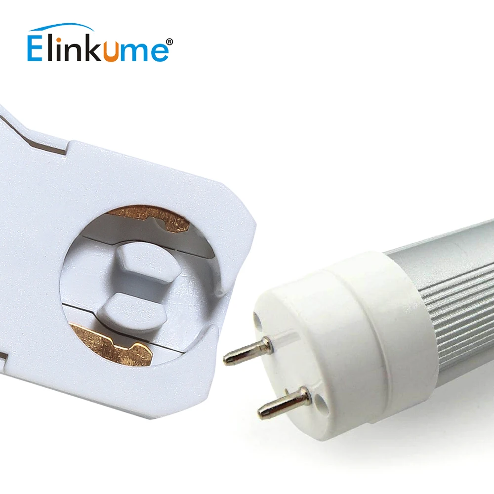 Elinkume 20 шт./лот T8 держатель лампы Цоколи люминесцентные t8 разъем для светодиодные |