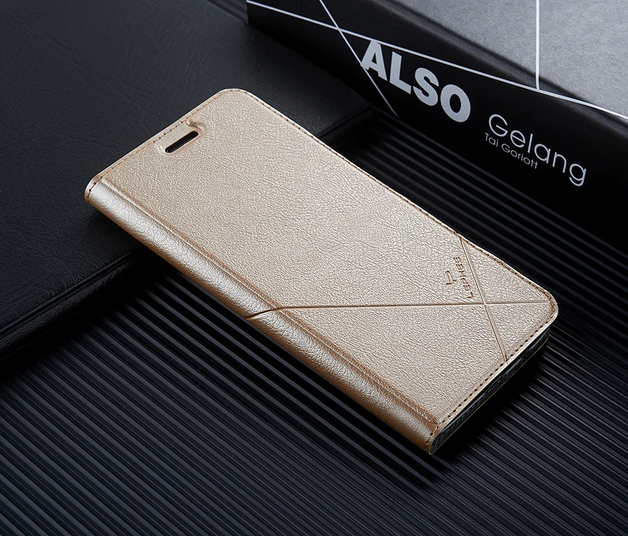 Золотой Чехол ручной работы для Xiaomi redmi note 7 Чехол на Xiami redmi Note 8 7 Pro Кожаный чехол для redmi Note 5 4X4 кошелек PU откидная крышка - Цвет: Золотой