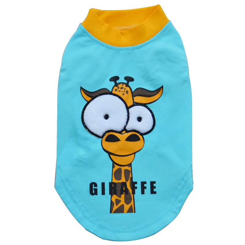 4 стиля Милая Одежда для собак мультяшная собака кошка футболка мягкая одежда