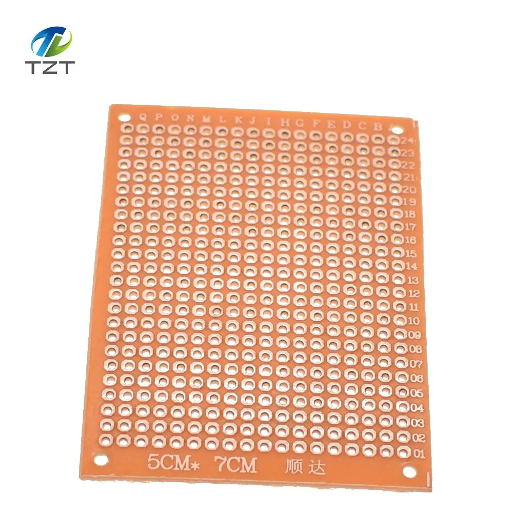 1 шт. 5*7 PCB 5x7 5 см 7 DIY Прототип бумаги универсальная доска желтый|pcb connector board|pcb board