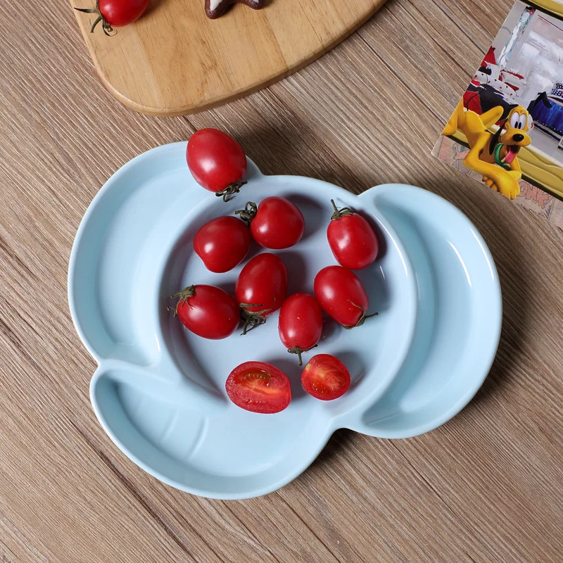 Посуда Керамика пластины Creative бакалейщик посуда слон 3 решетки плиты клецки