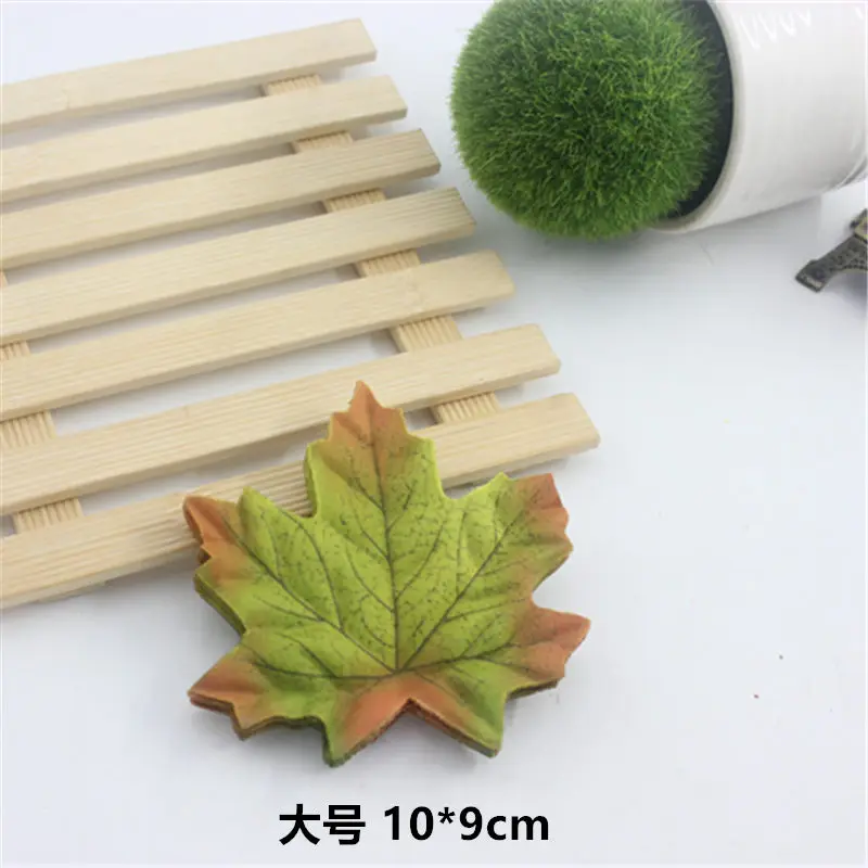 50 шт. искусственные цветы для украшения сцены 9 см|maple leaf|leaf leavesartificial silk flowers |