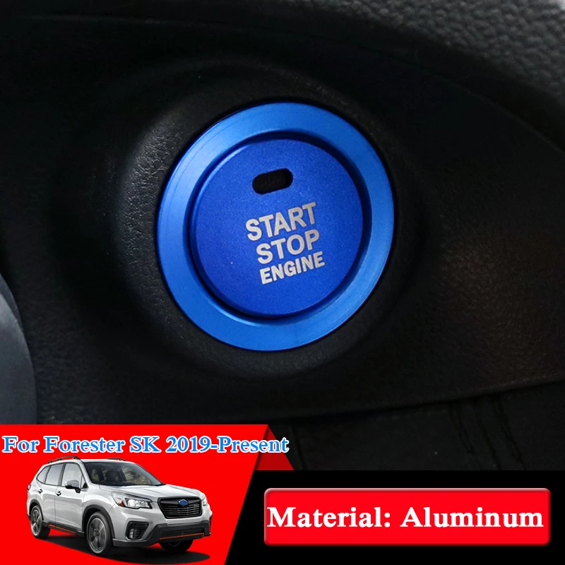 Стайлинг автомобиля кольцо зажигания крышка переключателя для Subaru Forester SK XV Outback
