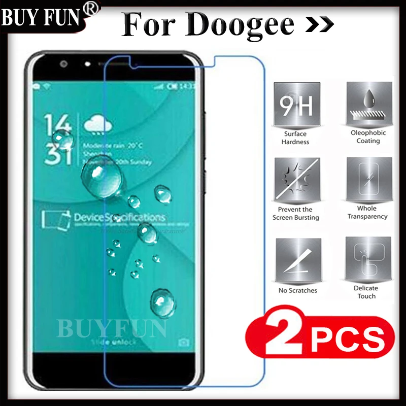 Для Doogee X5 max mix Y6 защита экрана закаленное стекло F5 X6 X7 X9 pro MAX Y100 X10 защитная Пленка