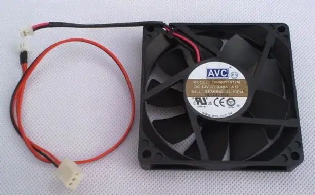Для AVC 8015 8 см DS08015B12M DC12V 0.48A 2 он-лайн в форме ручки с двумя шарами воздушный