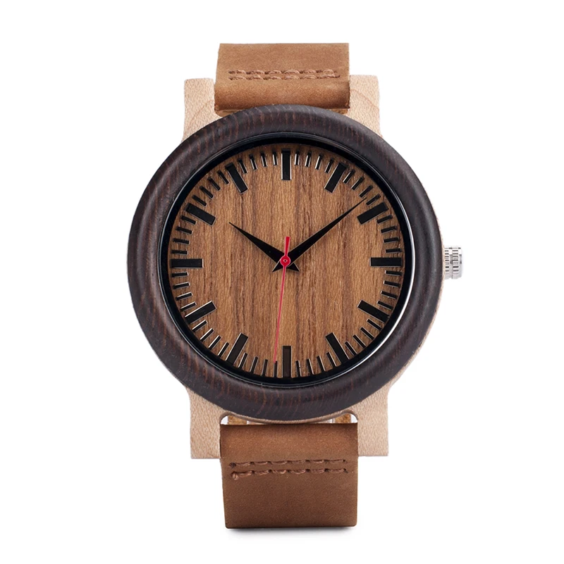 BOBO BIRD часы-браслет из M14 Винтаж деревянный с оригинальным дизайном часы для Для мужчин с ремешком из натуральной кожи в подарочной коробке