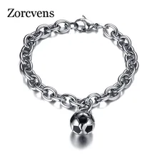 Мужской классический браслет ZORCVENS из нержавеющей стали с