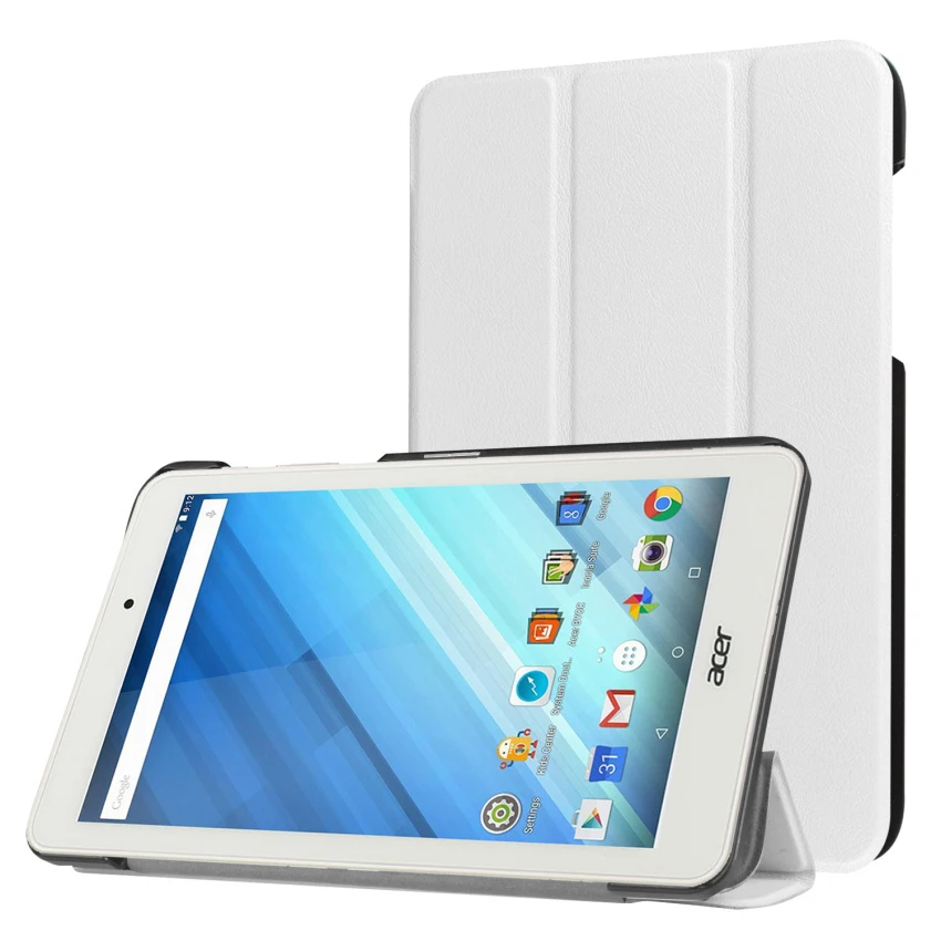 Для Acer Iconia One 8 B1 850 Tri Fold Стенд Folio кожаный чехол Кастер Смарт для один 850|smart cover|smart