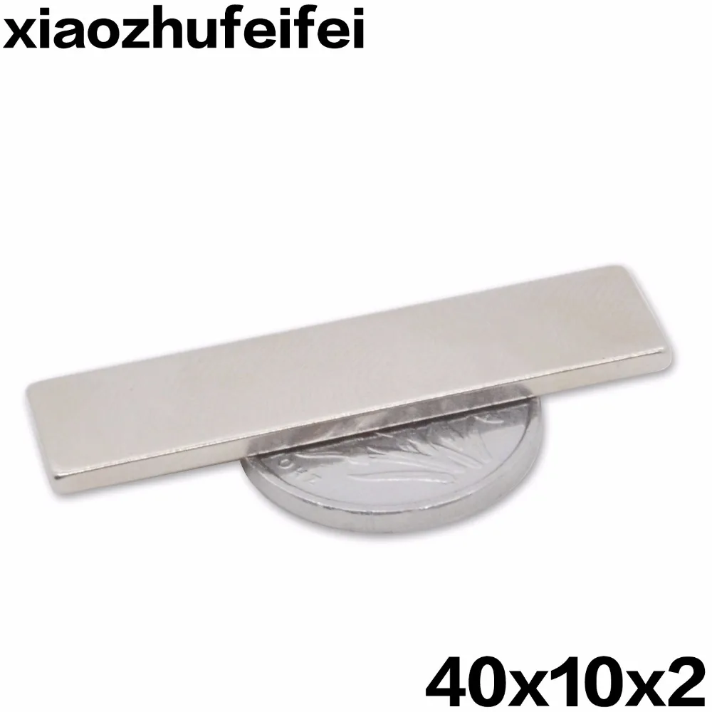 

Магниты кубовидные неодимовые, 40x10x2 мм, популярный полезный шт., 100
