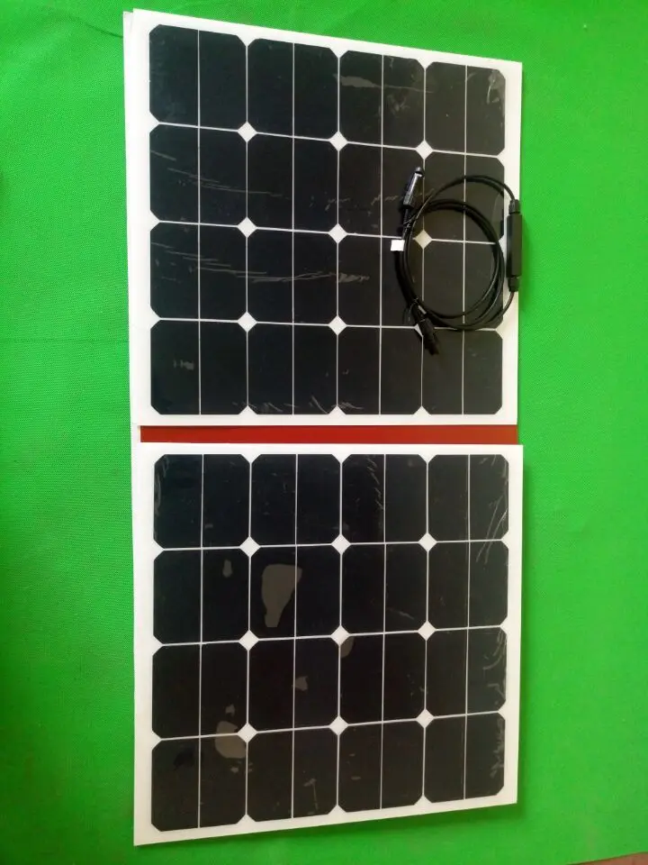 Полугибкая солнечная панель 50 Вт упакована по низкой цене|semi-flexible solar panel|solar panel