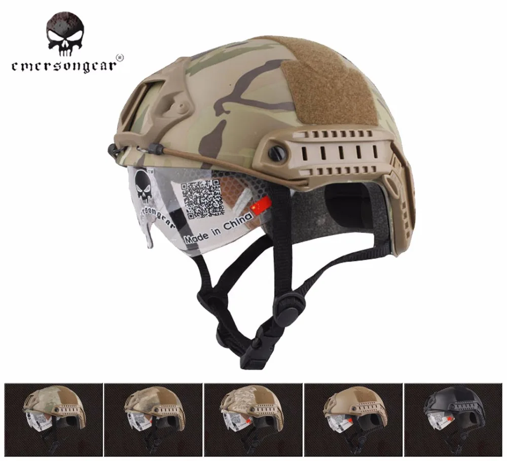EMERSON Быстрый Шлем с защитными очками MH типа EM8820|emerson fast helmet|fast helmetairsoft helmet |