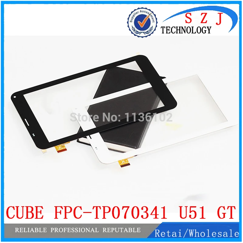 

7" inch C UBE talk 7x external screen capacitive touch screen U51GT touch panel FPC-TP070341u51gt Free shipping 10pcs