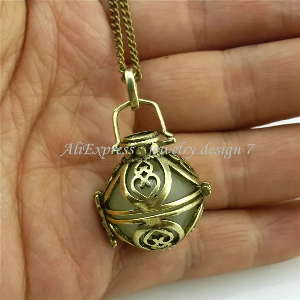 12628 Свечение Медальон Ожерелье Для Духи Аромат Эфирного Масла Ароматерапия