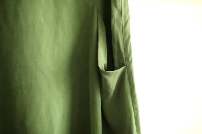 Женское художественное платье с круглым вырезом из шелка Cupro Robe 20190423