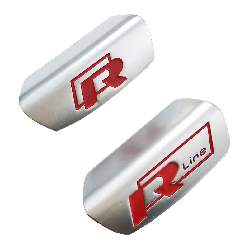 Руль Стикеры R Rline Металлическая Эмблема для Фольксваген 2017 Jetta Touran Golf 7 GTI MK7 Passat B8