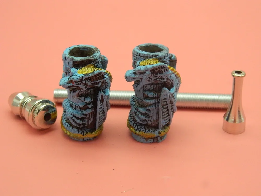 Синий дракон стиль табачные трубы Смола и алюминий аксессуары для курения