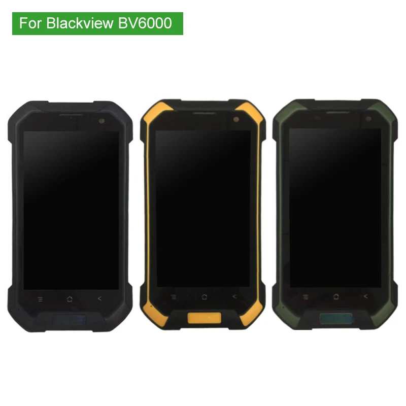 100% протестированный для Blackview BV6000 ЖК дисплей + сенсорный экран дигитайзер в сборе