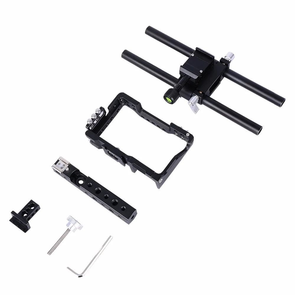 Yelangu ручной видео Камера Steadicam Стабилизатор DLSR Клетки для камеры Алюминий сплава