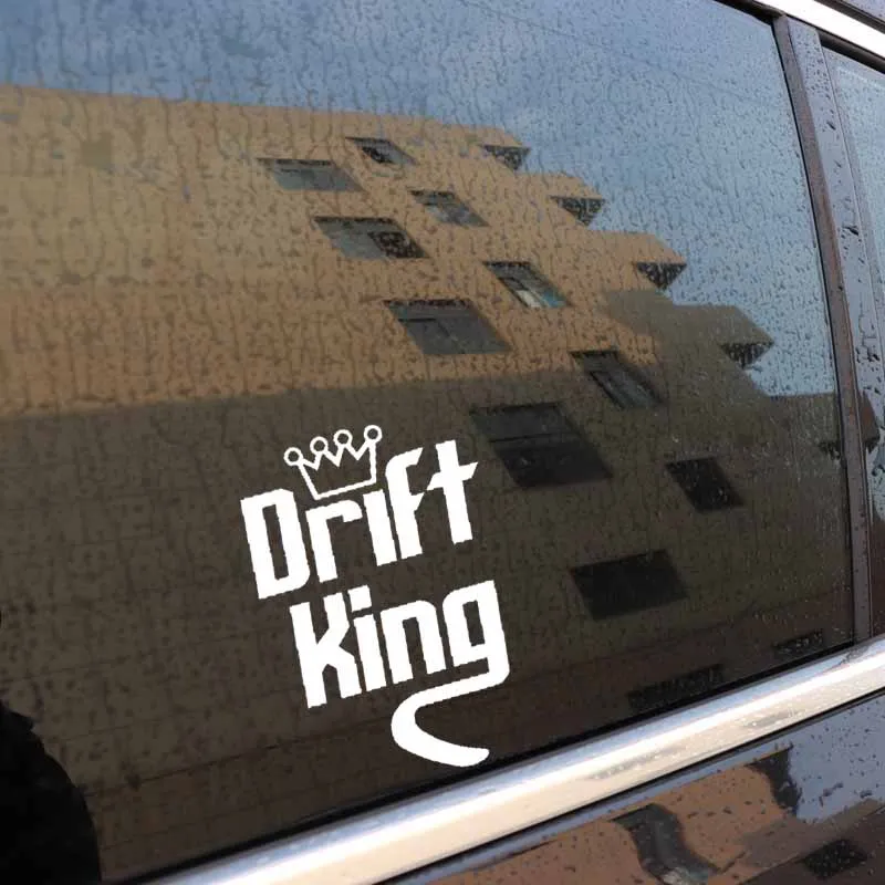 YJZT 9 1 см * 13 DRIFT KING Милая Корона Drift Turbo Boost Автомобильная Наклейка Виниловые