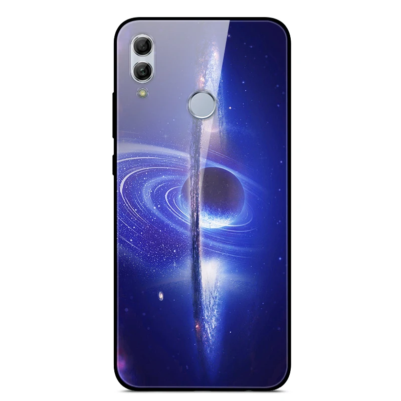 Чехол для Honor 10 Lite, 6,21 дюйма, закаленное стекло, Жесткий Чехол на заднюю панель для huawei Honor 10 Lite, HRY-LX1, мягкий ТПУ бампер для Honor 10 Lite