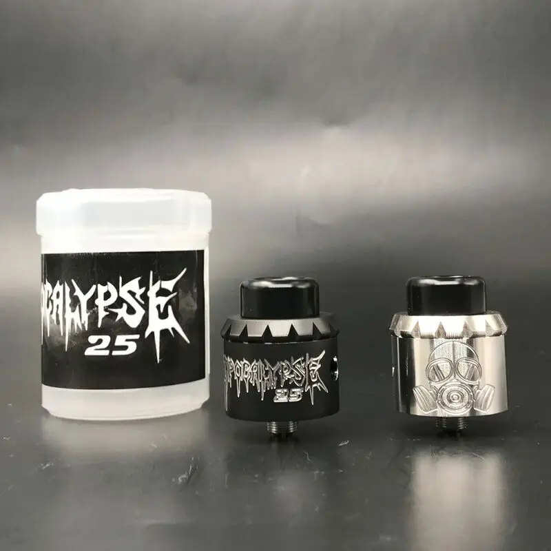 Новейший Apocalypse 25 мм RDA RTA vape Атомайзеры 316 нержавеющая сталь с широким отверстием