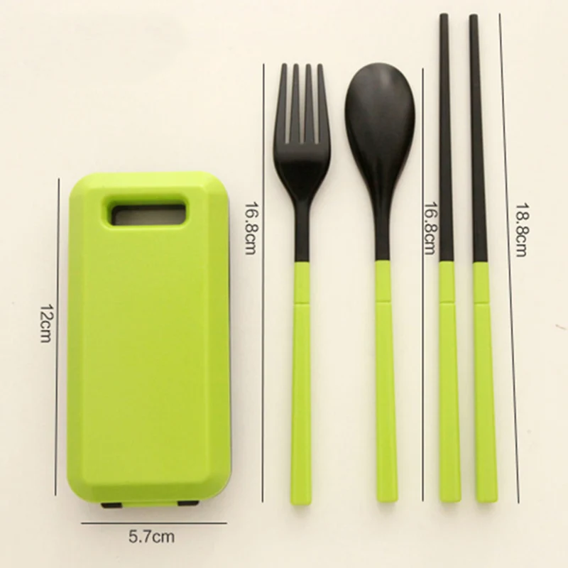 3 шт./компл. столовые приборы вилка Кемпинг Пикник набор экологически чистые