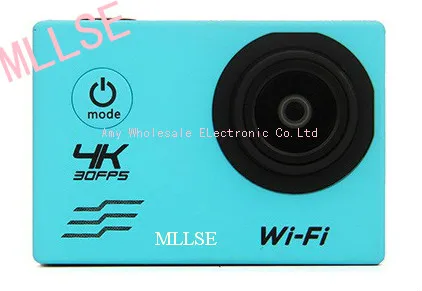 Pаспродажа 100% MLLSE Водонепроницаемая 4K WIFI Спортивная Экшн-камера Ultra HD 4K WiFi 1080P/60fps 2,0 LCD 170D объектив Спортивная камера