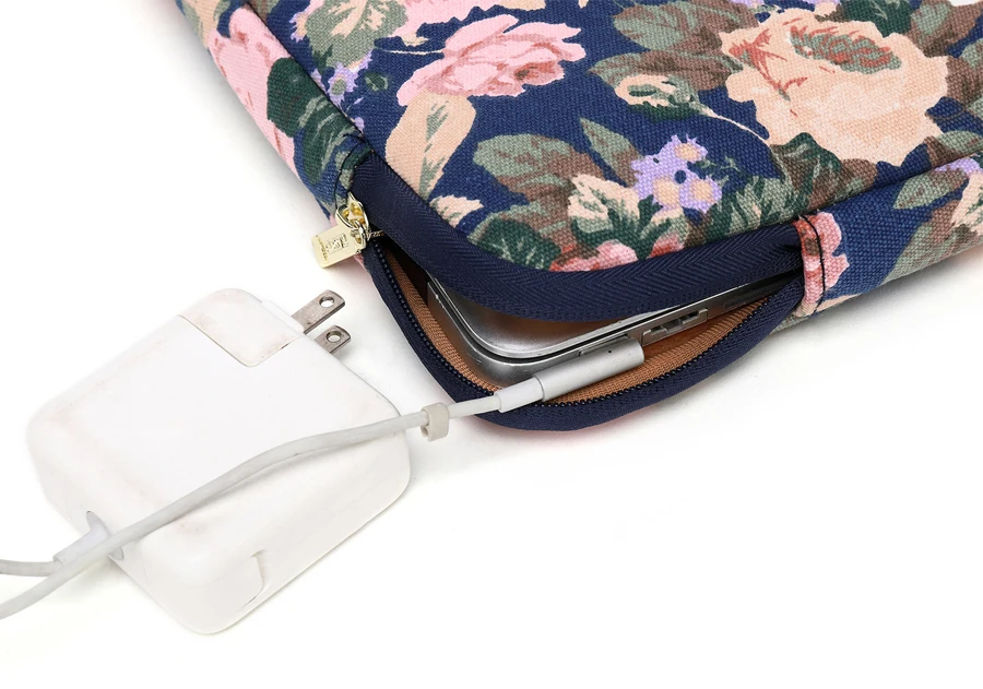 Waterproof Canvas Printing Women Men Sleeve Laptop Bag For Macbook Air 13 Pro 11 12 14 15 Case For Xiaomi Asus Lenovo Cover