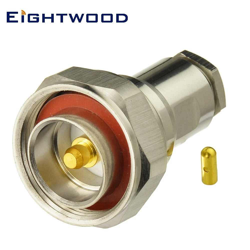 Eightwood 7/16 DIN штекер RF коаксиальный соединитель Адаптер с уплотнительным кольцом