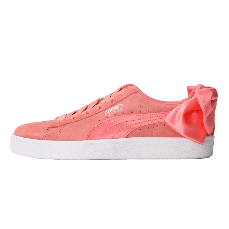 Новое поступление PUMA Suede лук Wns Для женщин Скейтбординг обувь кроссовки