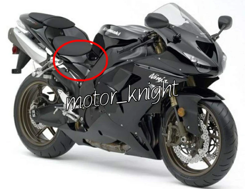 Боковые Крышки для резервуара из углеродного волокна обтекатель панелей Kawasaki ZX
