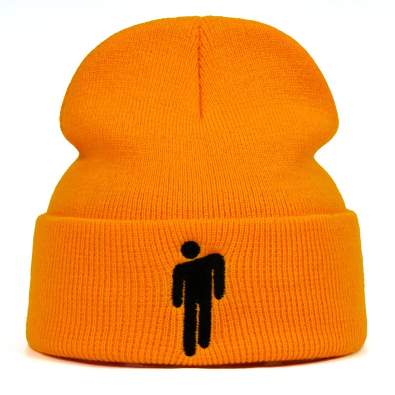 Billie Eilish Beanie, 6 цветов, вязаная зимняя шапка, одноцветная, в стиле хип-хоп, вязанная шапка, шапка, аксессуар для костюма, подарки, теплая зимняя шапка