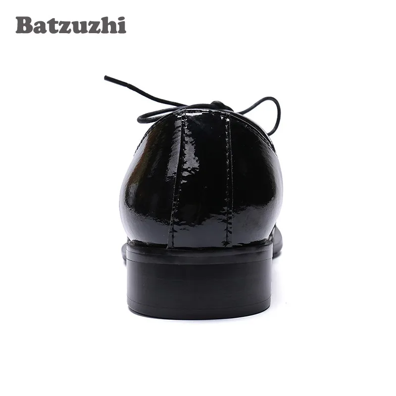 Batzuzhi/кожаные туфли в итальянском стиле мужские туфли-оксфорды с острым