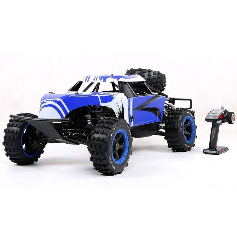Rovan 5FT01 5FT05 1/5 2,4 г 80 км/ч RWD 970 мм Rc автомобиль 36cc 2 тактный газовый двигатель RTR игрушка - Цвет: Blue
