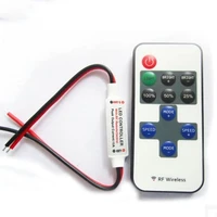 rf wireless single color led strip dimmer dc 5 24v 10keys remote controller for smd 3528 5630 5050 3014