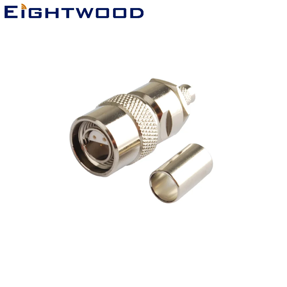 

Eightwood TNC Plug Male RF Coaxial Connector Adapter for LMR240 Coaxial Cable for HUAWEI Terminal Access