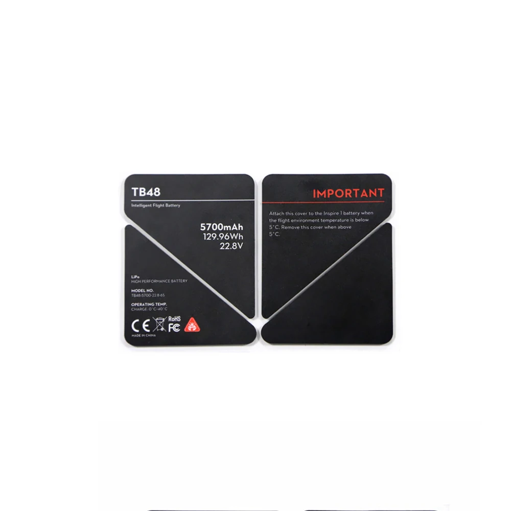 DJI вдохновить 1 TB48 Батарея изоляции Стикеры для DJI вдохновлять 1 Drone