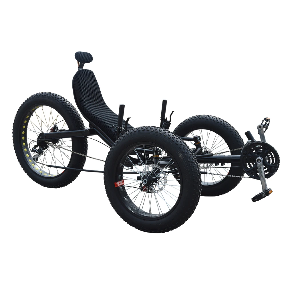 Трехколесный толстой шины лежачий Трайк|recumbent trike|fat tiretrike recumbent |