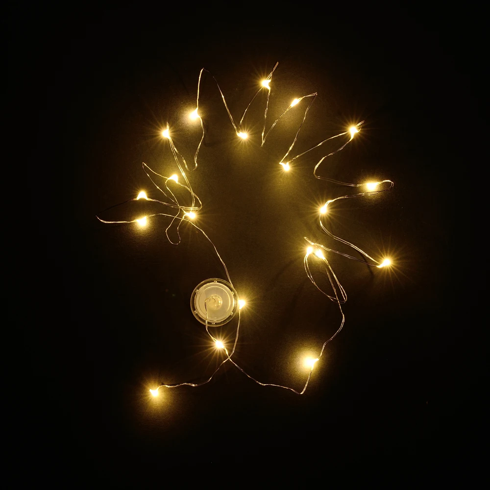 Xmas 2M Led Coper Wire String Lights Battery Fairy Light Bedroom Wedding Party Tree Article Christmas Indoor Decor | Лампы и освещение