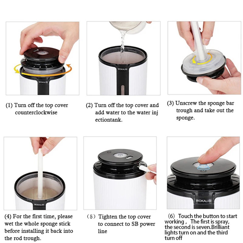 Увлажнитель воздуха Премиум увлажняющая установка с 900 мл USB диффузор