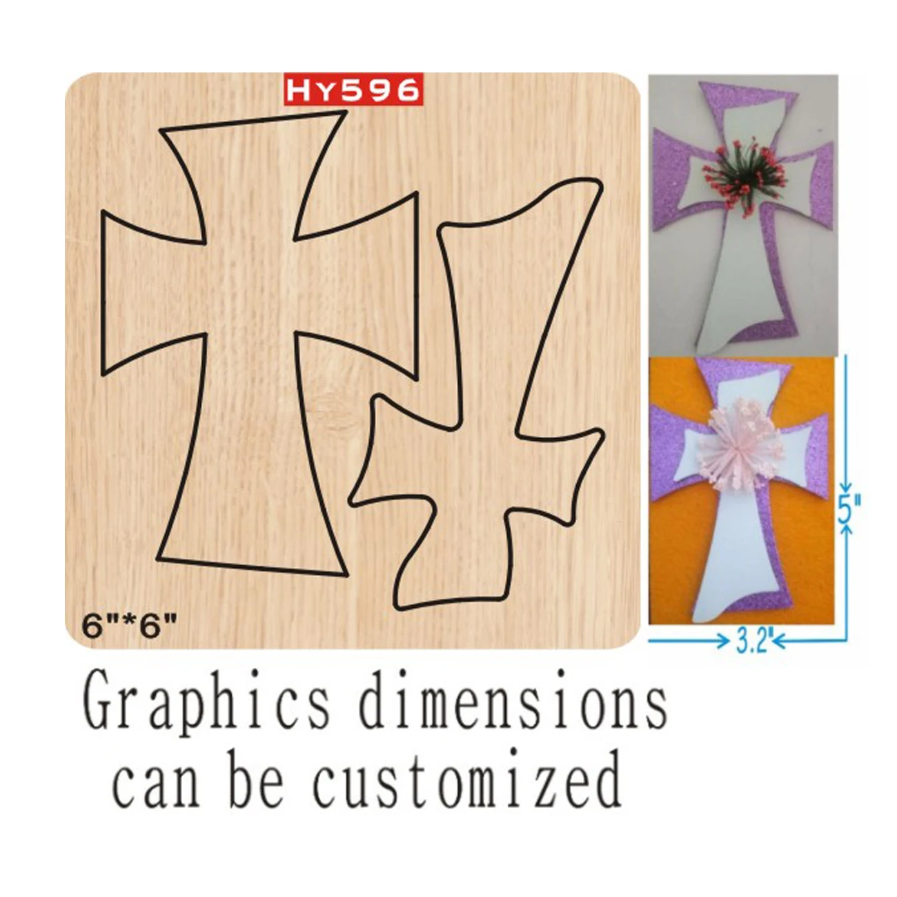 Пресс-формы 2019 для высечки Креста и деревянных штампов подходящие стандартных