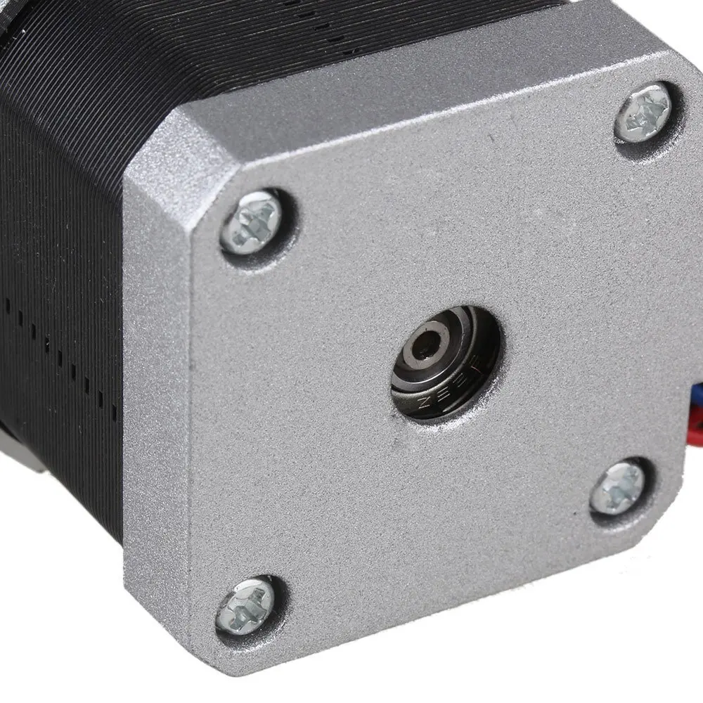 Двухфазный шаговый электродвигатель серебристый биполярный двигатель 42 мм