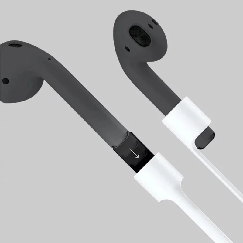 Белый силиконовый анти потерянный ремешок для наушников Apple AirPods наушники |