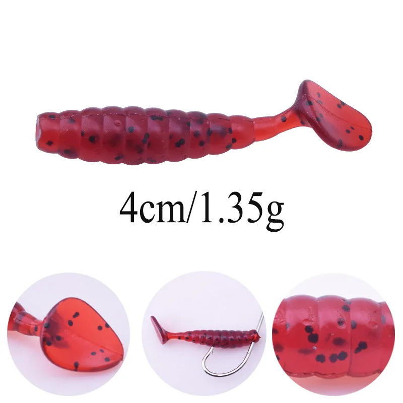 20 шт./лот 1 3 г 40 мм Pesca искусственная Мягкая приманка Япония Shad червь Swimbaits джиг