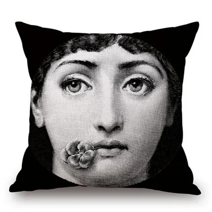 16 Модный Ретро декоративный чехол для подушки Fornasetti Art Master Car, Винтажный чехол для дивана, домашний декор, лен, высокое качество - Цвет: 16