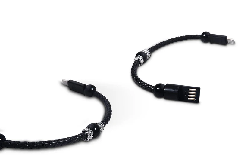 ADKO носимый usb зарядный Браслет зарядный кабель Портативный USB телефон зарядное устройство для iPhone type C Micro USB Android телефонов