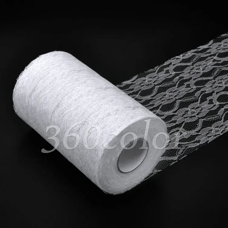 5 рулонов тюль рулон катушка кружева 6 &quotx25yards сетка ткань Свадебная вечеринка
