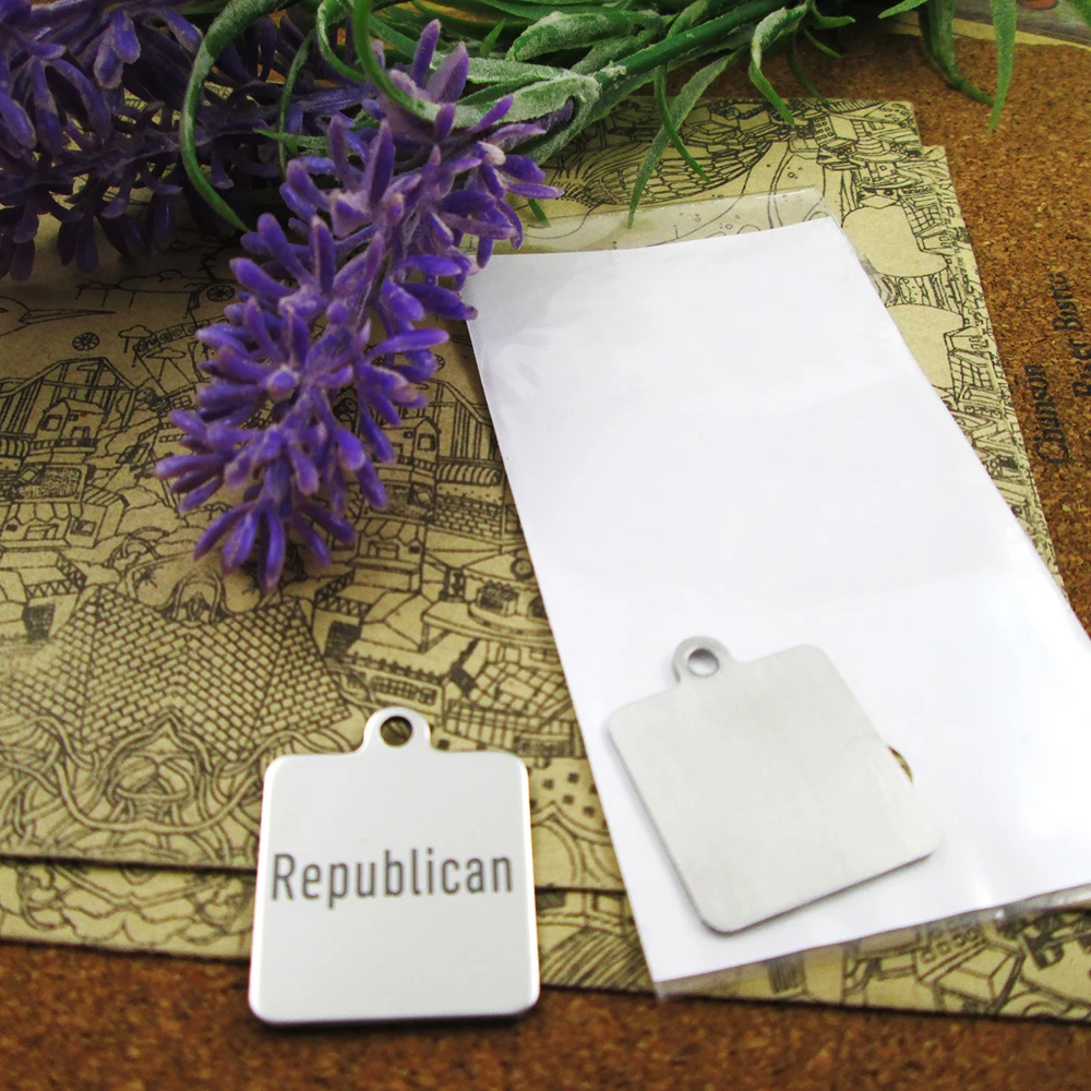 10 шт.-Очаровательные Подвески из репулийской нержавеющей стали, больше стилей для выбора подвесок «сделай сам» для ожерелья