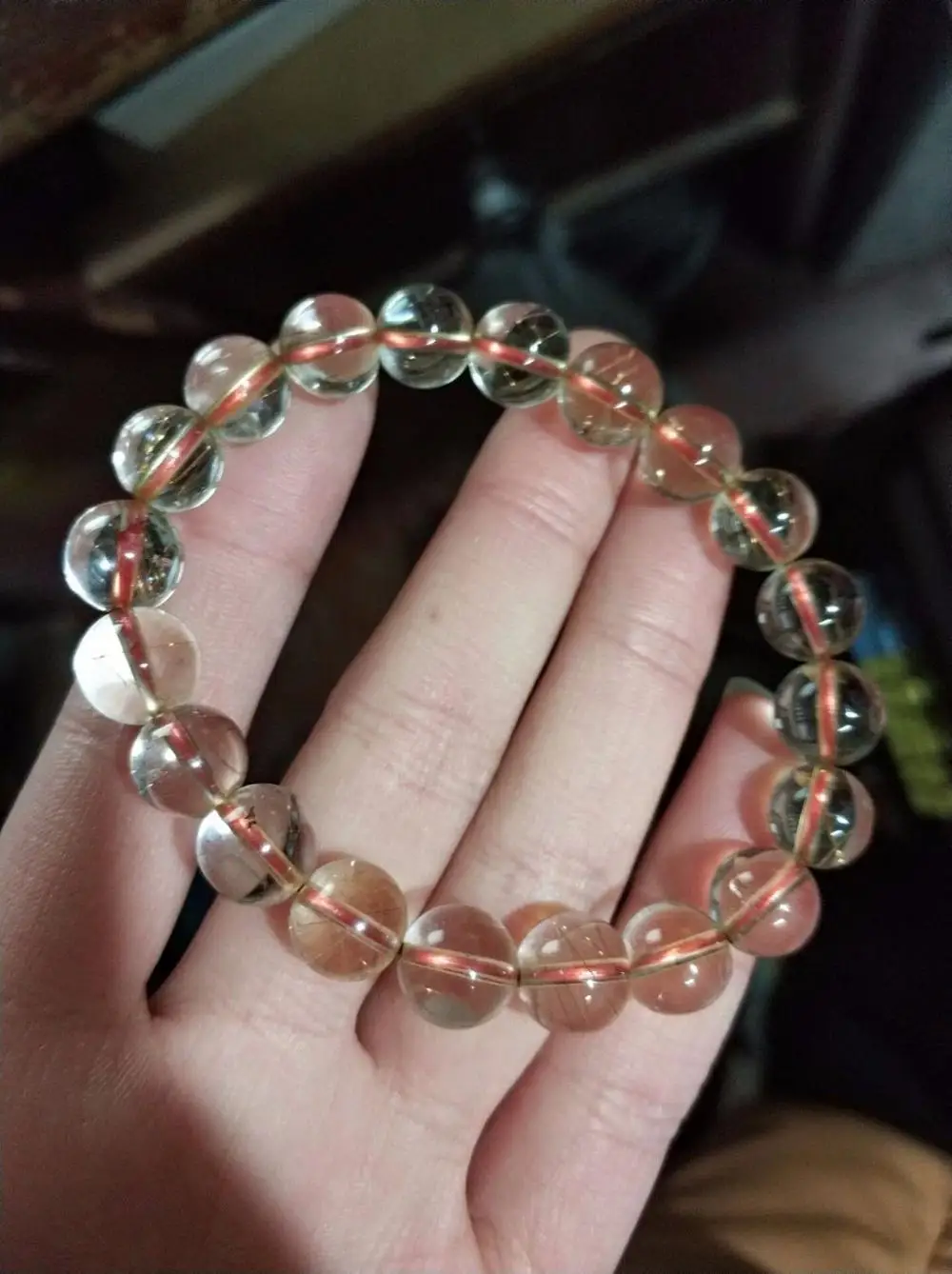 Бесплатная доставка натуральный бразильский медный ворс rutilaed кварцевые бусы